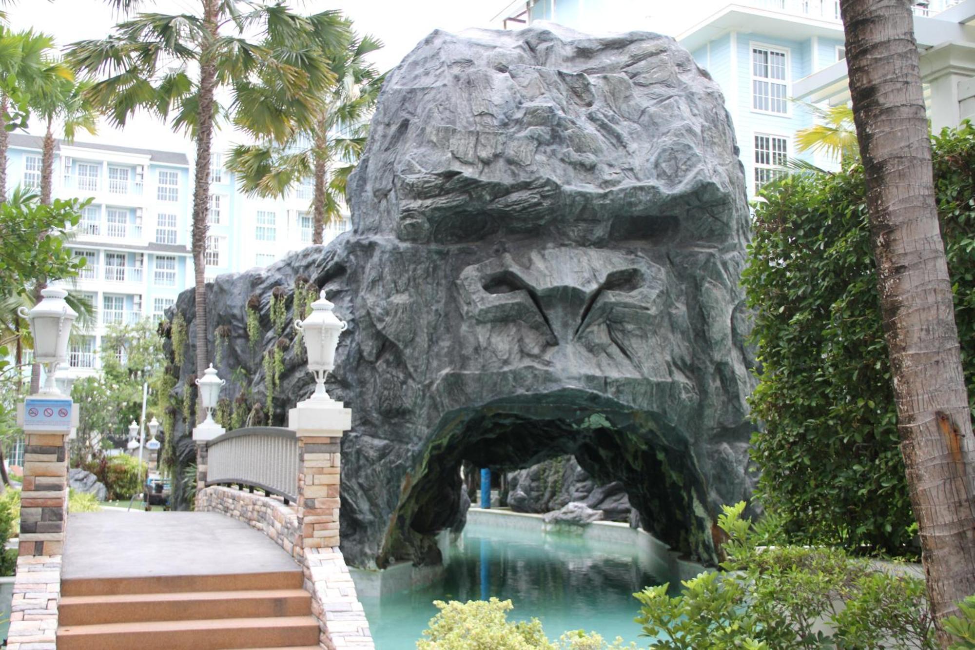 Grand Florida芭提雅带免费游泳池温泉桑拿浴和健身房瑜伽室私家海滩公寓e206 Na Chom Thian Bagian luar foto